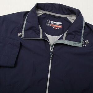 Sunice Jacket Mens XL Navy X20 Sport Full Zip Lightweight Golf Windbreaker